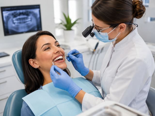 Dental cleaning and polishing with Dr. Sawsan Awartani in Dubai