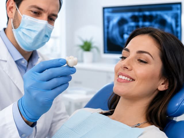 Dental crown treatment with Dr. Sawsan Awartani in Dubai