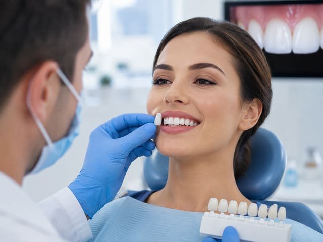 Dental veneers treatment with Dr. Sawsan Awartani in Dubai
