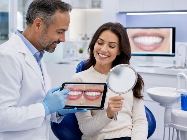 Smile makeover treatment planning with Dr. Sawsan Awartani in Dubai